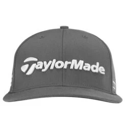 TaylorMade Tour Flatbill Cap Charcoal -Elite Golf Shop TA22H0303004 2 L