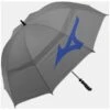 Mizuno Tour Twin Canopy Umbrella Grey - Blue 1 Mizuno Tour Twin Canopy Umbrella Grey - Blue -Elite Golf Shop UMB19P004 L