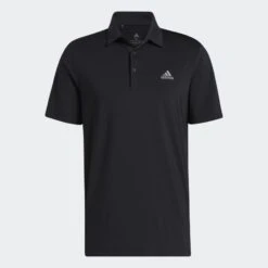 Adidas Gents Ultimate365 Solid Left Chest Polo Shirt Black