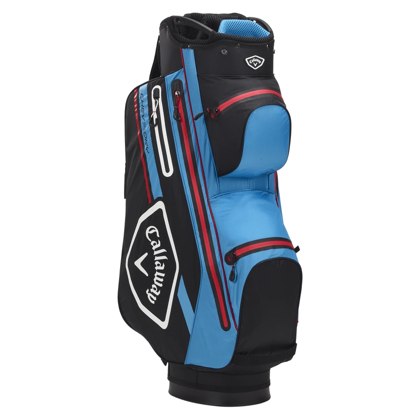 Callaway Chev Dry 14 Golf Cart Bag - Black/CYAN/Fire Red 4 Callaway Chev Dry 14 Golf Cart Bag - Black/CYAN/Fire Red - Image 2