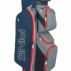 Ping Traverse 2020 Cart Bag Heather Grey/Navy/Scarlet