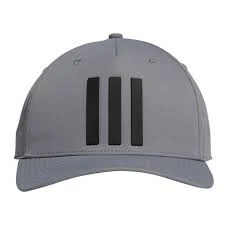 ADIDAS GOLF 3-STRIPES TOUR CAP GREY 3 ADIDAS GOLF 3-STRIPES TOUR CAP GREY