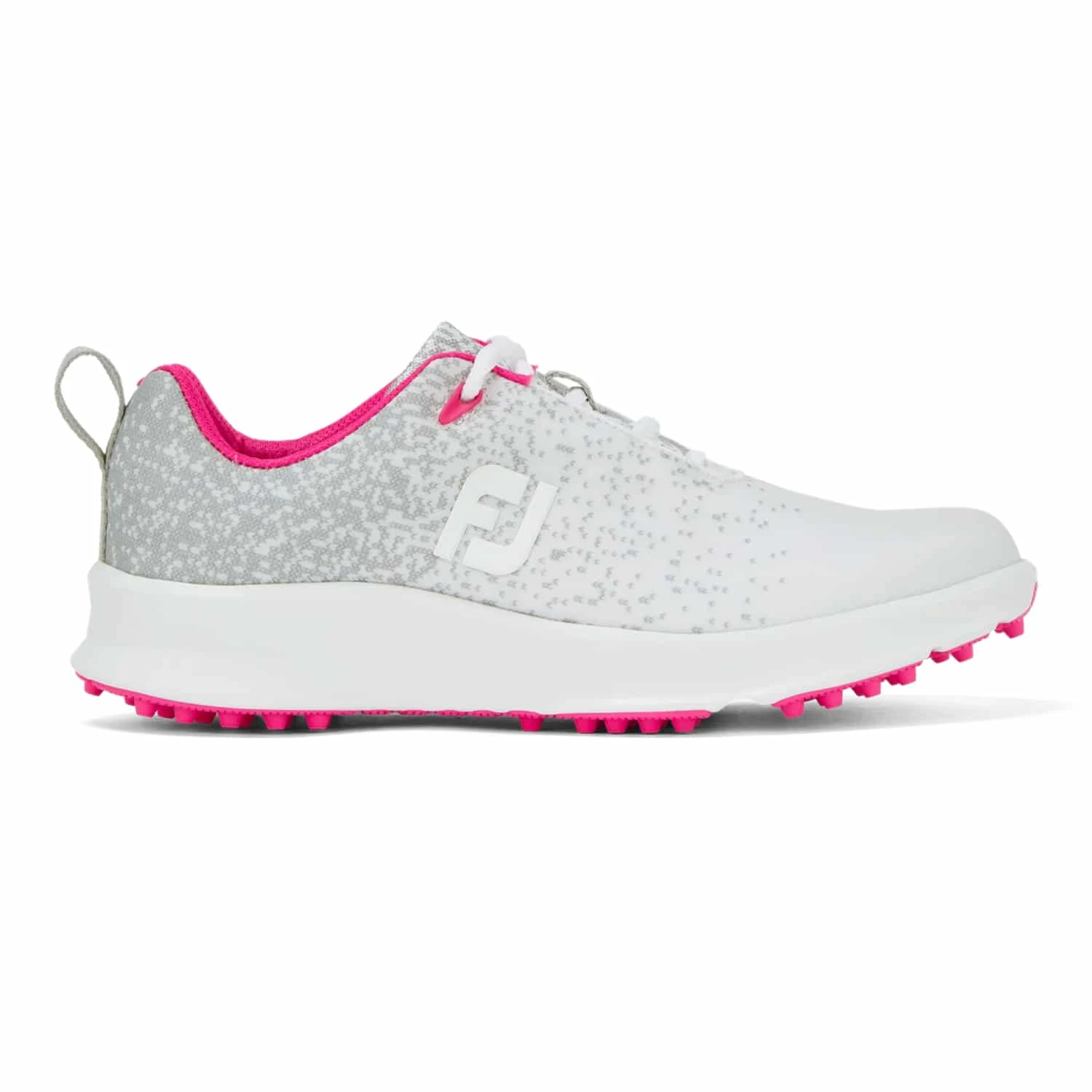 Footjoy Leisure Ladies Golf Shoes - Silver/Pink 3 Footjoy Leisure Ladies Golf Shoes - Silver/Pink