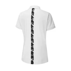 Ping Ladies Etta Polo Shirt Black - White -Elite Golf Shop p93560 etta black white back 2