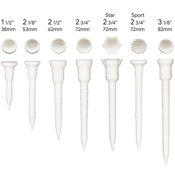 Lignum 72mm Tees 12pk - Driving Blue 4 Lignum 72mm Tees 12pk - Driving Blue - Image 2